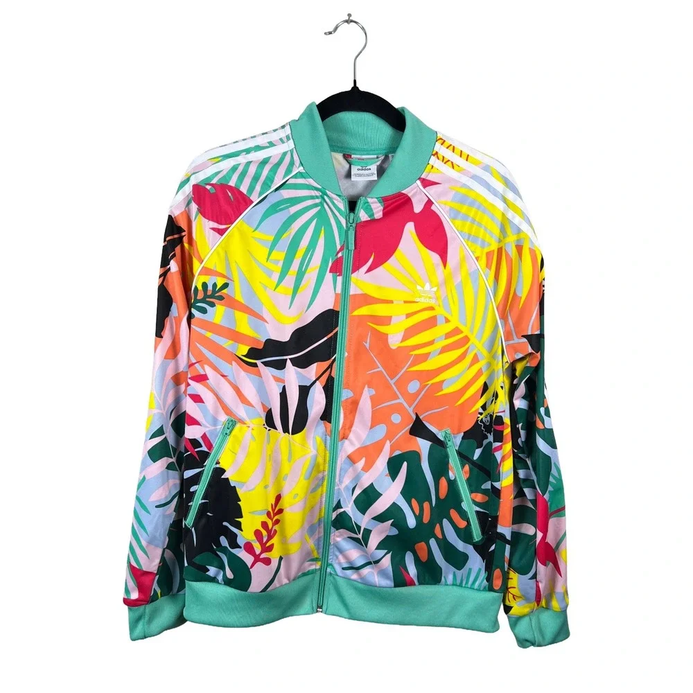 Adidas Farm Rio Tropical Print Track Jacket 2010s Women's L Streetwear